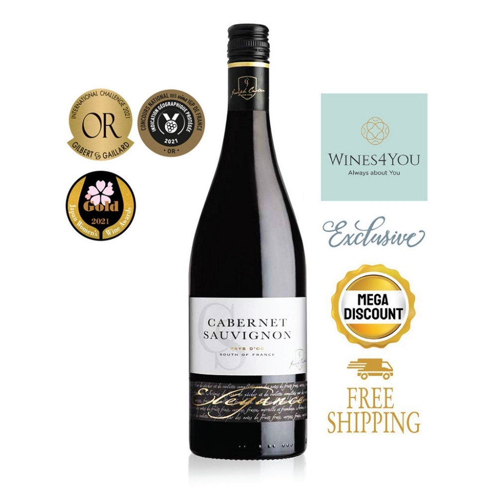 Elegance Cabernet Sauvignon France Red Wine 2022